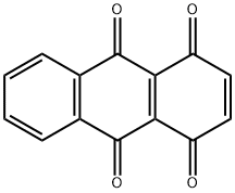 1,4,9,10-Anthracenetetrone Struktur