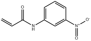 N-(3-ニトロフェニル)アクリルアミド 化学構造式