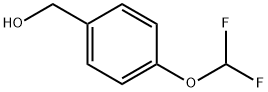 4-(ジフルオロメトキシ)ベンジルアルコール 化学構造式