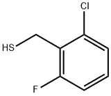 2-CHLORO-6-FLUOROBENZYLTHIOL Struktur