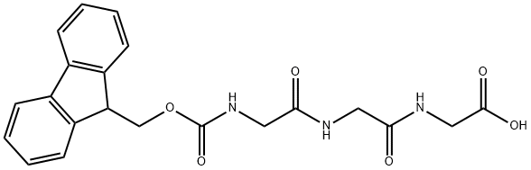 FMOC-GLY-GLY-GLY-OH, 170941-79-4, 结构式