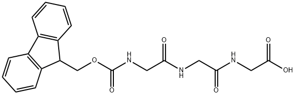 FMOC-GLY-GLY-GLY-OH Structure