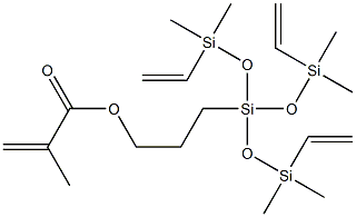 3-METHACRYLOXYPROPYLTRIS(VINYLDIMETHYLSILOXY)SILANE Structure