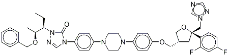 O-Benzyl Posaconazole 化学構造式