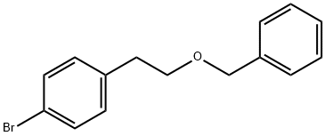 1-(2-(benzyloxy)ethyl)-4-bromobenzene 化学構造式