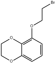 5-(2-ブロモエトキシ)-2,3-ジヒドロ-1,4-ベンゾジオキシンE 化学構造式