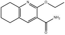 2-Ethoxy-5,6,7,8-tetrahydroquinoline-3-carboxamide Structure