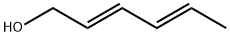 (E,E)-2,4-Hexadien-1-ol Structure
