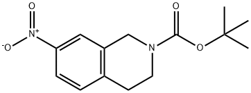 7-硝基-3,4-二氢异喹啉-2(1H)-羧酸叔丁酯, 171049-42-6, 结构式
