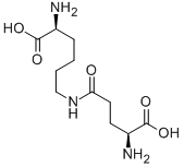EPSILON-(GAMMA-L-谷氨酰)-L-赖氨酸 结构式