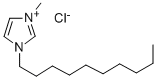 1-DECYL-3-METHYLIMIDAZOLIUM CHLORIDE Struktur