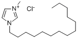塩化1-メチル-3-テトラデシルイミダゾリウム 化学構造式