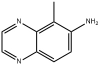 6-Quinoxalinamine,  5-methyl- 化学構造式