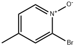 2-溴-4-甲基吡啶 1-氧化物 结构式