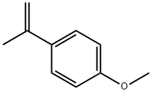 2-(4-メトキシフェニル)-1-プロペン 化学構造式