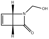 2-Azabicyclo[2.2.0]hex-5-en-3-one,2-(hydroxymethyl)-,(1S)-(9CI) Structure