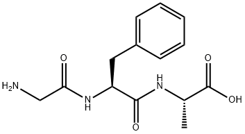H-GLY-PHE-ALA-OH, 17123-30-7, 结构式