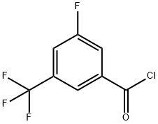 3-FLUORO-5-(TRIFLUOROMETHYL)BENZOYL CHLORIDE Structure