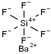 Barium hexafluorosilicate Structure