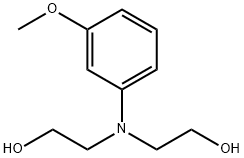 N,N-BIS(2-HYDROXYETHYL)-3-METHOXYANILINE Struktur