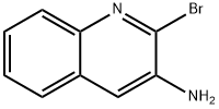 3-AMINO-2-BROMOQUINOLINE 化学構造式