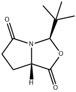 (3R,7AS)-3-叔丁基二氢吡咯并[1,2-C]噁唑-1,5(3H,6H)-二酮,171284-84-7,结构式
