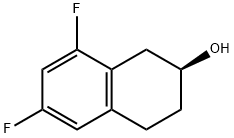 (S)-6,8-difluoro-1,2,3,4-tetrahydronaphthalen-2-ol Structure
