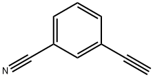 3-乙炔基苯甲腈 结构式