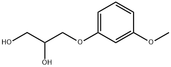 1,2-Propanediol, 3-(m-methoxyphenoxy)- Struktur