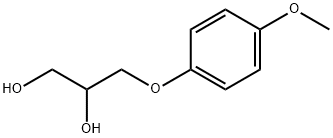 3-(4-METHOXYPHENOXY)-1,2-PROPANEDIOL Struktur