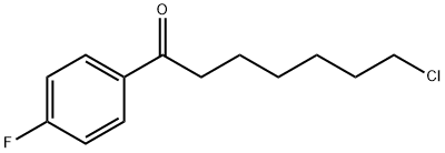 7-CHLORO-1-(4-FLUORO-PHENYL)-HEPTAN-1-ONE Structure