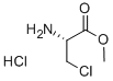 S-3-氯丝氨酸甲酯盐酸盐 结构式