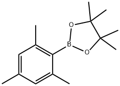 4,4,5,5-Tetramethyl-2-(2,4,6-trimethylphenyl)-1,3,2-dioxaborolane Struktur