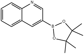 QUINOLINE-3-BORONIC ACID PINACOLATE Structure