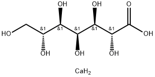 ビス[D-glycero-D-gulo-ヘプトン酸]カルシウム 化学構造式