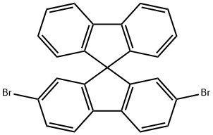 2,7-ジブロモ-9,9'-スピロビ[9H-フルオレン] 化学構造式