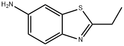 2-エチル-1,3-ベンゾチアゾール-6-アミン 化学構造式