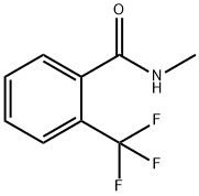 BenzaMide, N-Methyl-2-(trifluoroMethyl)- Structure