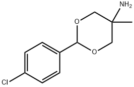 5-Amino-5-methyl-2-(p-chlorophenyl)-1,3-dioxane Structure