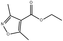 3,5-ジメチルイソオキサゾール-4-カルボン酸エチル 化学構造式
