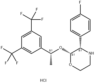 (2R,3S)-2-((R)-1-(3,5-Bis(trifluoromethyl)phenyl)ethoxy)-3-(4-fluorophenyl)morpholine hydrochloride price.