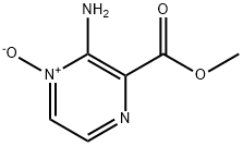 2-aMino-3-(Methoxycarbonyl)pyrazine 1-oxide Structure