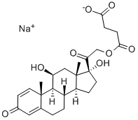 Prednisolone sodium succinate Struktur