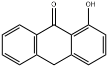 1-hydroxyanthrone Struktur