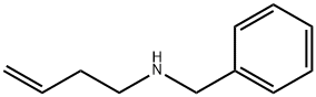 N-ベンジル-3-ブテニルアミン 化学構造式