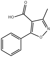 3-METHYL-5-PHENYL-4-ISOXAZOLECARBOXYLIC ACID Struktur