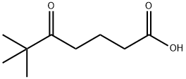 6,6-ジメチル-5-オキソヘプタン酸 化学構造式