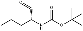 Carbamic acid, (1-formylbutyl)-, 1,1-dimethylethyl ester, (R)- (9CI) Structure