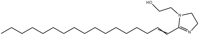 2-(2-heptadec-1-enyl-2-imidazolin-1-yl)ethanol  Struktur