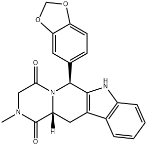 CIS-ENT-タダラフィル 化学構造式